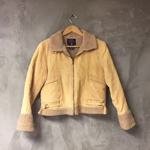 Boys Faded Glory Khaki Corduroy Bomber Jacket